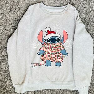 Disney Stitch White Sweatshirt